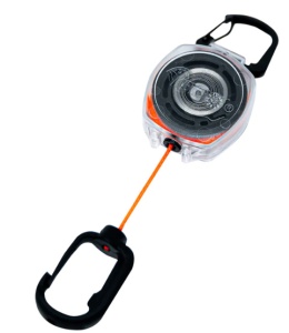 Suport de chei retractabil, cu cablu kevlar de 60 cm si snur, Sidekick Key-Bak