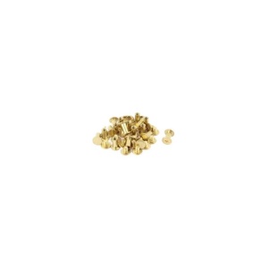 Surub din alama 6 mm pentru pielarie - Img 3