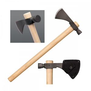 Tomahawk Cold Steel Pipe Hawk CS-90PHH cu cap din otel carbon 1055