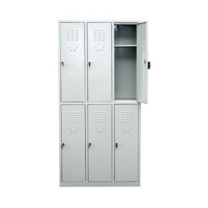 Vestiar metalic cusetat 3x2 cusete "MAXI",889x450x1800 mm - Img 3