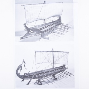 1004 Planuri constructie navomodel Amati Birema Greceasca