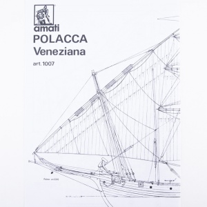 1007 Planuri constructie navomodel Amati Polacca Venetiana - Img 4