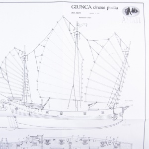 1021 Planuri constructie navomodel Amati Joanca Chineza - Img 2