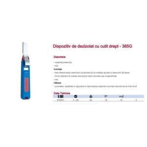 385G Dispozitiv de dezizolare cu cutit drept,Unior - Img 4