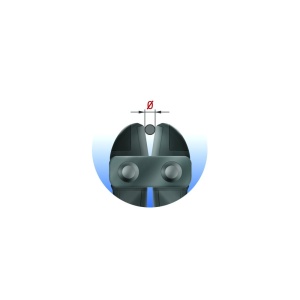 596PLUS/6G Cleste pt fier beton cu cutite triunghiulare ascutite interschimbabile, Unior - Img 3