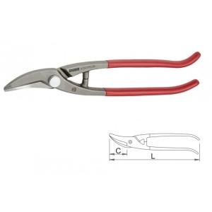 615041 Foarfeca de fasonat tabla, 280 mm, 572R 7PR, Unior - Img 2