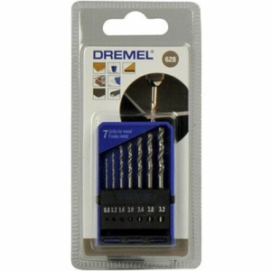 628 Set 7 burghie de precizie , 0.8-3.2mm, Dremel - Img 2