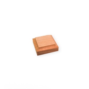 Baza lemn 40x40mm pt modele/figurine modelism, Amati Italia. - Img 2