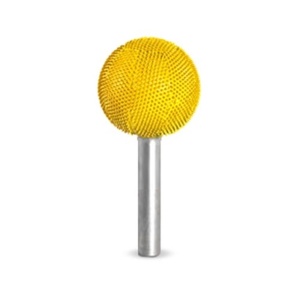Biax sculptura lemn SABURR - Cap sferic 1" X 1"