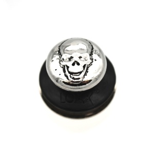 Buton superior nichel antichizat Evil Skull pentru sisteme de fixare LOXX
