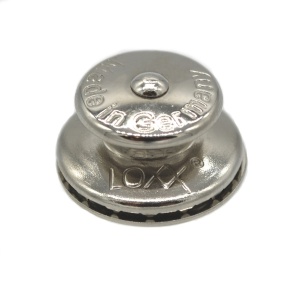 Buton superior nichelat pentru sisteme de fixare LOXX