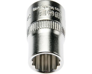 Capăt cheie tubulară WGB 3/8" 13 mm, crom-vanadiu - Img 5