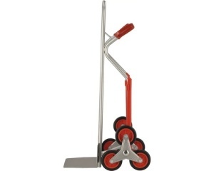 Carucior transport cu platforma pentru trepte Cargo Point max. 150kg, H 1190mm, din otel zincat - Img 6