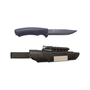 Cutit Bushcraft Survival BlackBlade (C) cu lama otel carbon C100S cu acoperire DLC , Morakniv