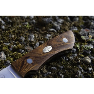 Cutit Fallkniven TH1 Taiga Hunter, lama Laminated CoS, maner Desert Ironwood, lama 90 mm - Img 10