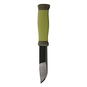 Cutit Mora 2000 Green (S) outdoor si vanatoare, lama inox 14C28N-acoperire DLC , maner cauciucat - Img 3