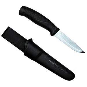 Cutit outdoor Morakniv Companion HeavyDuty S Black, otel inoxidabil 12C27, 3.2 mm grosime, teaca inclusa - Img 8