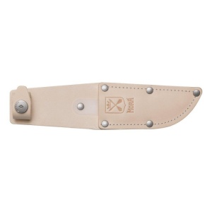 Cutit outdoor Morakniv Scout 39 (S) Blueberry, otel inoxidabil suedez 12C27, maner din lemn de mesteacan, teaca din piele - Img 4