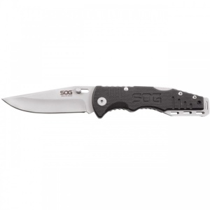 Cutit pliabil SOG Salute Mini Bead Blasted FF1001-CP, lama 8Cr13MoV, Lockback, maner G10, EDC Tactical Folder