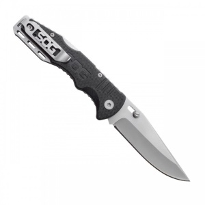 Cutit pliabil SOG Salute Mini Bead Blasted FF1001-CP, lama 8Cr13MoV, Lockback, maner G10, EDC Tactical Folder - Img 3