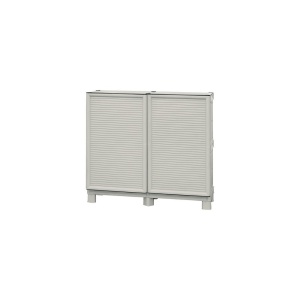 Dulap utilitar plastic 2 uși, Concert 1000x390x920 mm, cu 1 poliță