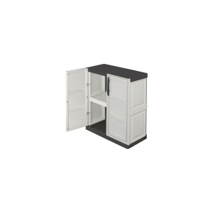 Dulap utilitar plastic 2 usi Steel 700x390x855 mm, cu 1 polita - Img 4