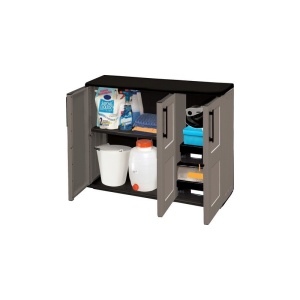 Dulap utilitar plastic 3 usi Free1020x370x840 mm, cu 1 polita - Img 3