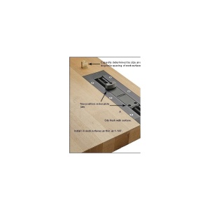 Falca fixa pentru menghina inserabila banc de lucru tamplarie Veritas Tools - Img 6