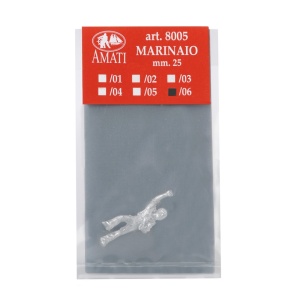 Figurina metalica marinar, pt navomodele / hobby, 25mm, Amati Italia - Img 2