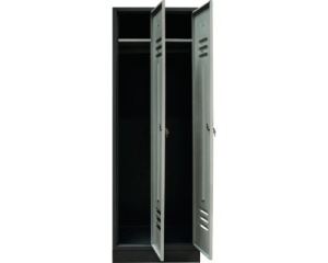 Fișet metalic 2 uși FAM MD34 600x450x1800 mm, cu poliță și bară de haine - Img 3