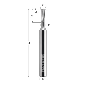 Freza cu 4 caneluri, Datron 00680050E, 3.50x6.0mm - Img 2
