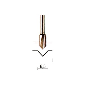 Freza pentru canale V, 6.5mm, Proxxon 29032 - Img 3
