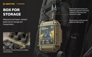Lanterna tactica Armytek Buckler M1 White 700 lm pentru pistol, cu montura Glock si Picatinny - Img 16