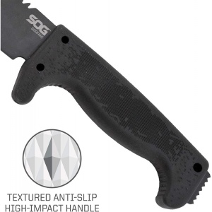 Maceta SOG SOGfari Tanto Machete 10", otel 3Cr13, lama Tanto 254 mm - Img 5