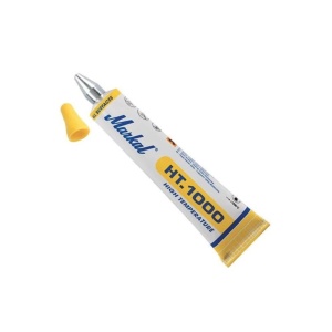 Marker vopsea cu bilă metalică, pentru temperaturi ridicate, HT.1000, varf 6mm, Markal - Img 4