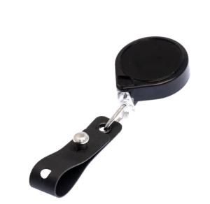 Mini Bak suport de carduri retractabil cu snur de naylon de 90 cm, de capacitate mare, Key-Bak