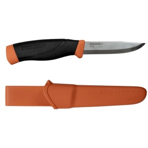 Morakniv Companion HeavyDuty (S) Burnt Orange – Cutit Bushcraft cu Lamă Inox 12C27
