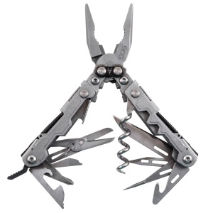 Multitool SOG PowerLitre, 18 functii, otel 5Cr15MoV, Compound Leverage, finisaj Stonewash