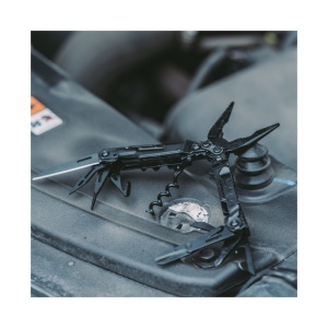 Multitool SOG PowerLitre Black, 18 functii, otel 5Cr15MoV, Compound Leverage - Img 9