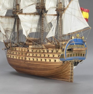 Navomodel nava de linie Santa Ana, scara 1:84 - Artesania Latina - Img 14