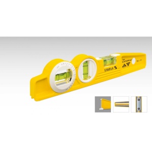 Nivela cu 3 bule si magneti, 81 SV REM W360 de 25 cm, Stabila - Img 7