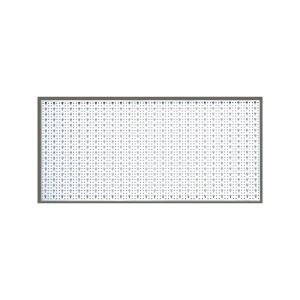 Panou perforat orizontal de 1000x500mm alb - Img 2
