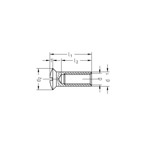 Piulite tip manson M4-M6 alama nichelata, 4 bucati - Img 2