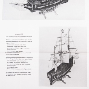 Planuri constructie navomodel, galionul HMS Lyon, Amati Italia - Img 2