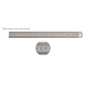 Rigla rigida din INOX, latime 19 mm - Img 2