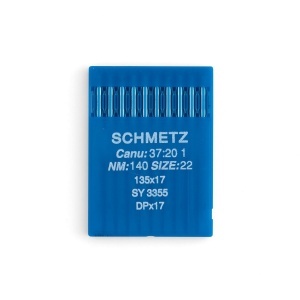 Set 10 ace Schmetz 135x pentru masini de cusut piele, marime ata 207, varf diamant - Tandy Leather 3789-67 - Img 7