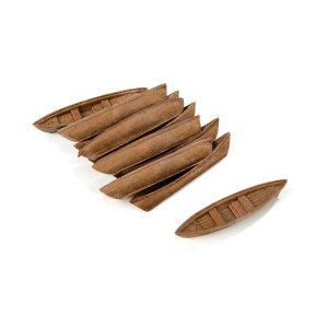 Set 2 baleniere din plastic pentru navomodele, 65mm, Amati