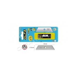 Set 5 lame trapezoidale de siguranta OLFA SKB-2/5B Japonia - Img 2