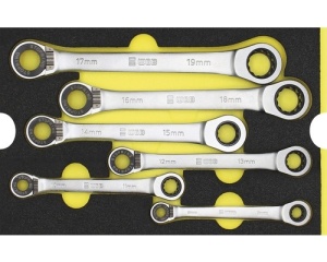 Set chei inelare duble cu clichet WGB 268x38x171 mm, inserție pentru sertare, 6 piese