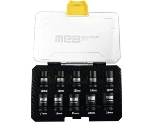 Set chei tubulare impact WGB 1/2", 10 piese